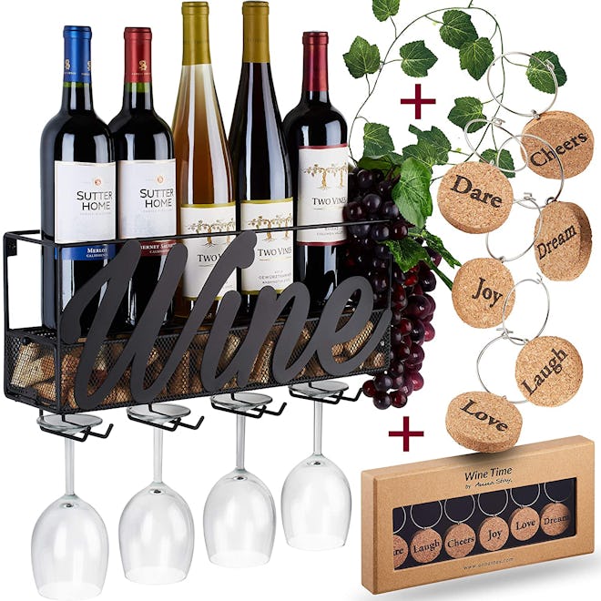 TRIVETRUNNER -ANNA STAY Wall Mounted Wine Rack 