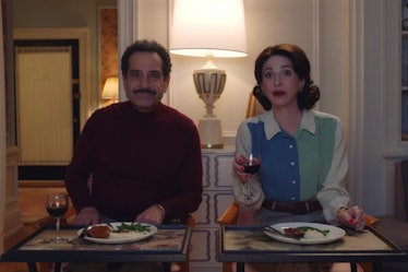  Tony Shalhoub and Marin Hinkle as Abe and Rose Weissman in The Marvelous Mrs. Maisel Season 4