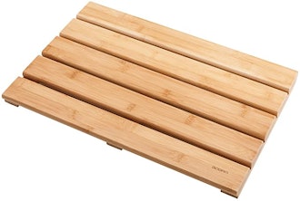 GOBAM Non-Slip Bamboo Shower Mat
