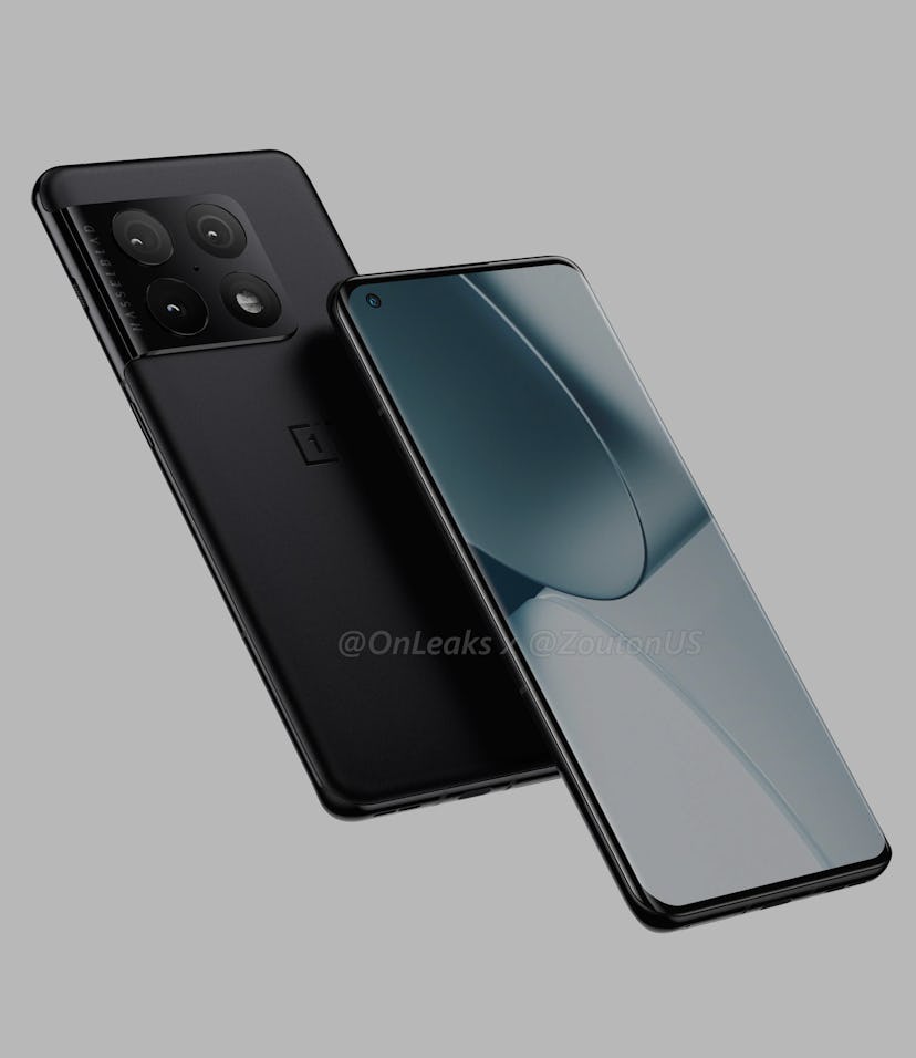 OnePlus 10 Pro leaked renders