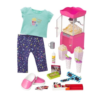Costco American Girl Movie & Game Night Accessories Set, 17 pieces