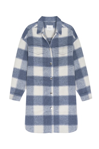 RAILS Jaro Coat in Blue Buffalo Check.