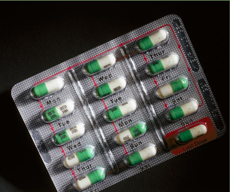 a package of Prozac pills