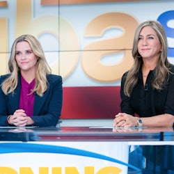 Reese Witherspoon and Jennifer Aniston in “The Morning Show,” 