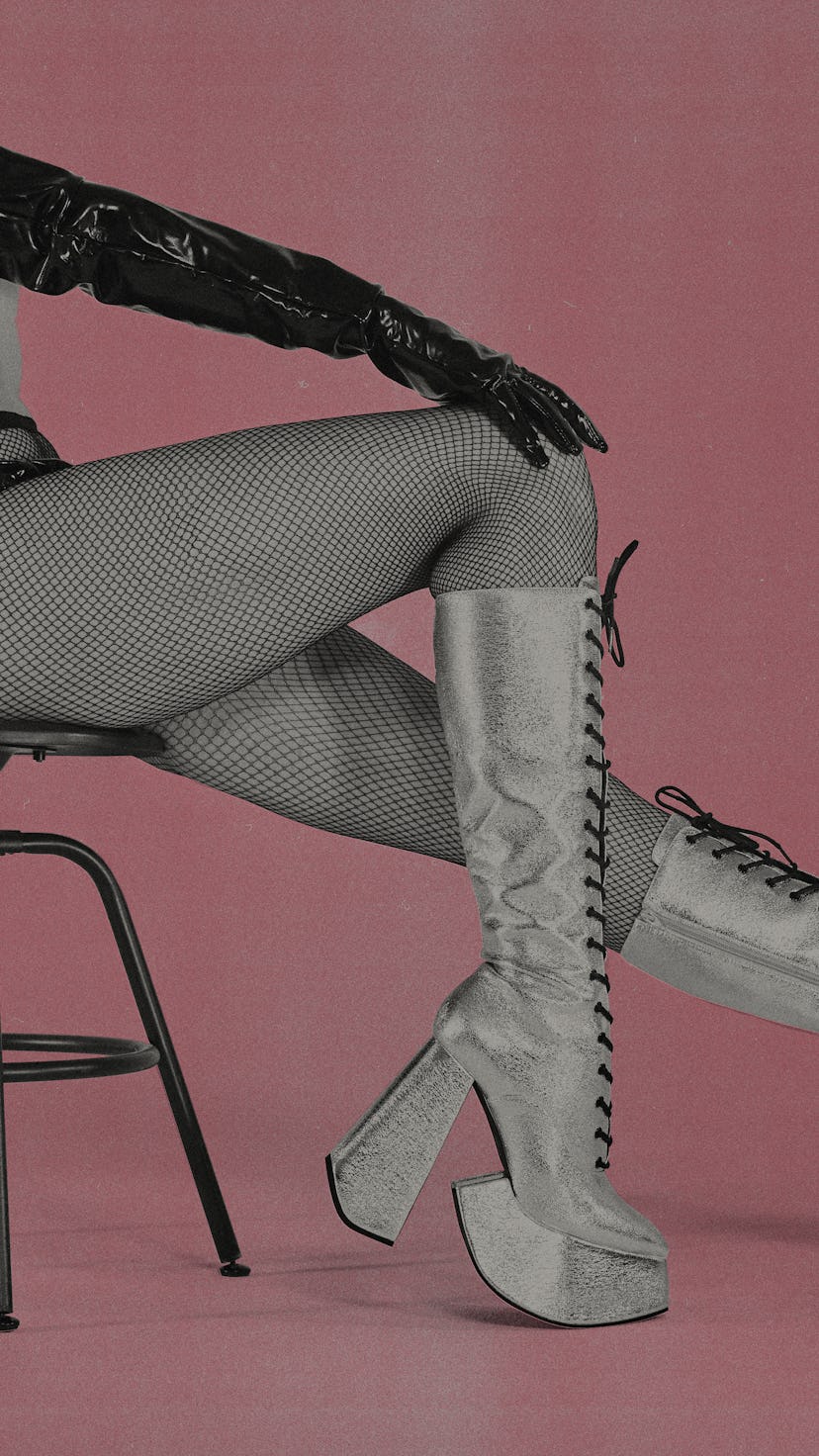 Kira Goodey men's high heels