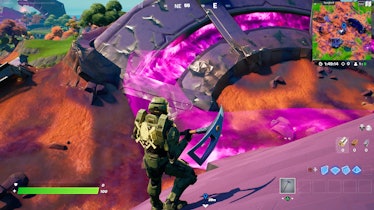 fortnite ufo crash site gameplay