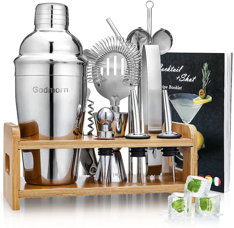 Godmorn Cocktail Shaker Bartender Kit