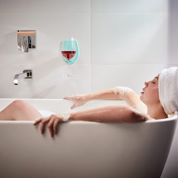 30 Watt Silicone Bath Wine Glass Holder