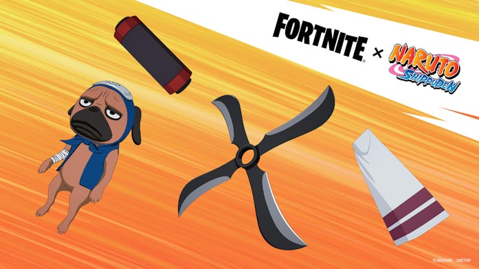 A look at the Naruto x Fortnite back bling