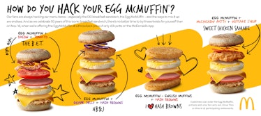 McDonald's 63-cent Egg McMuffin deal & hacks are a major celebration of the sandwich's 50th annivers...
