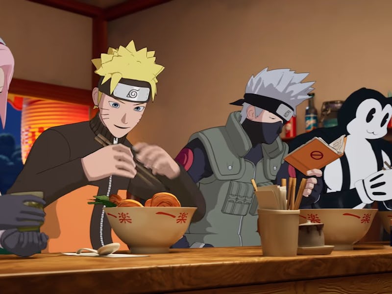 fortnite kakashi naruto trailer