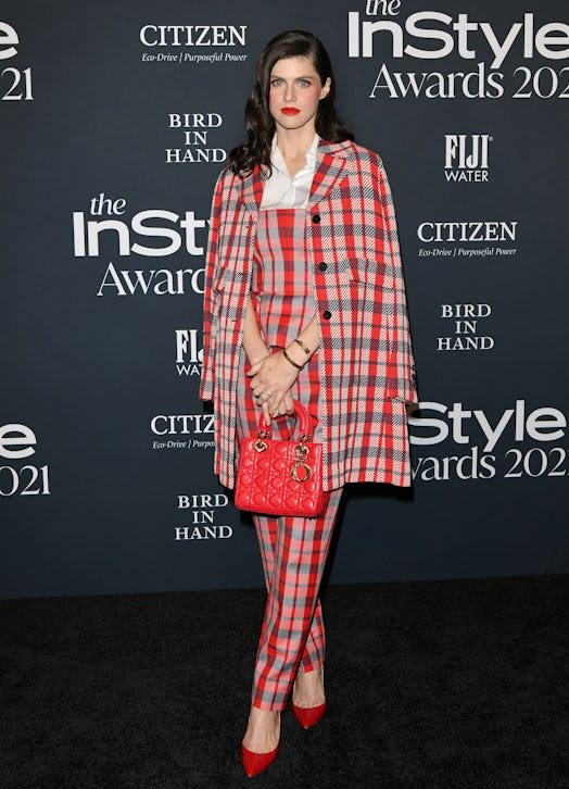 Alexandra Daddario attends the 6th Annual InStyle Awards on November 15, 2021.  
