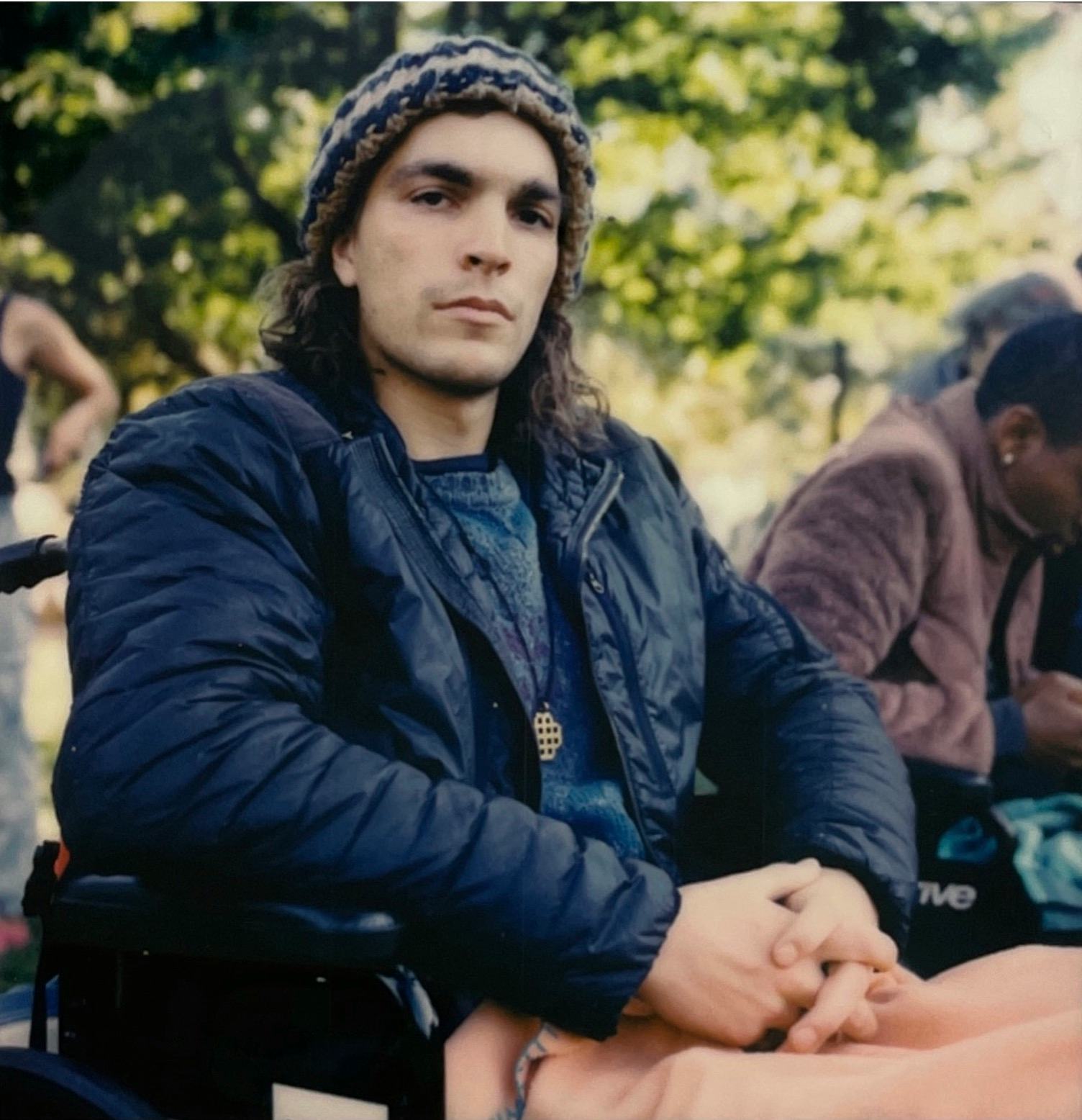 Paul Campion on day five of the hunger strike.