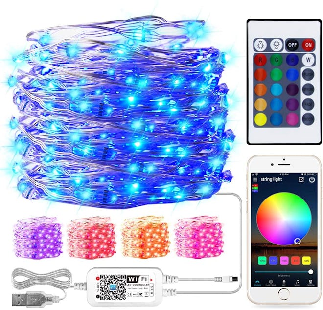 Magic Hue Smart WiFi RGB Fairy String Lights