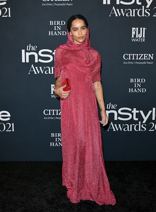Zoe Kravitz attends the 6th Annual InStyle Awards on November 15, 2021.