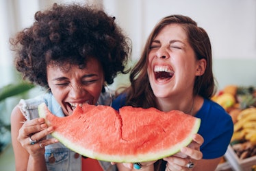 watermelon eating