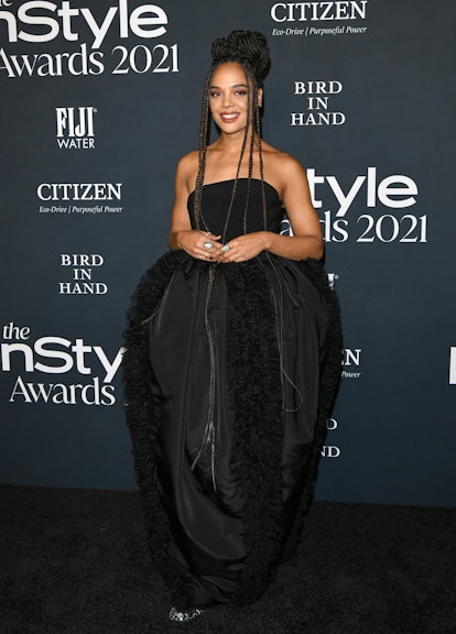 Tessa Thompson attends the 6th Annual InStyle Awards on November 15, 2021 in Los Angeles, California...