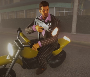 A screenshot from the remastered 'GTA Trilogy'