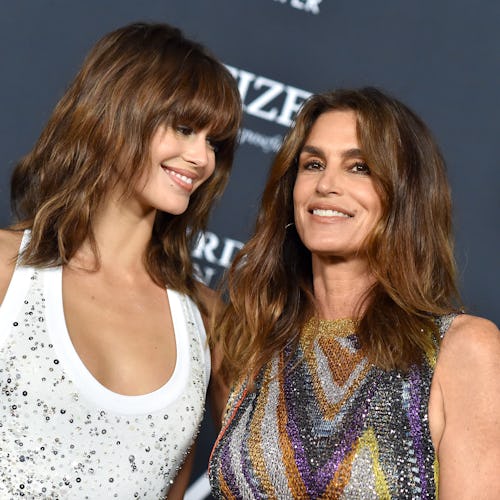 Kaia Gerber and Cindy Crawford attend the 6th Annual InStyle Awards on November 15, 2021. 