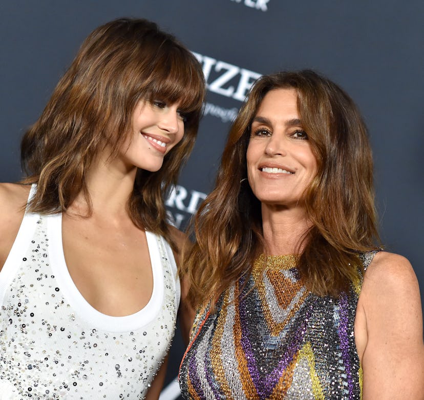 Kaia Gerber and Cindy Crawford attend the 6th Annual InStyle Awards on November 15, 2021.