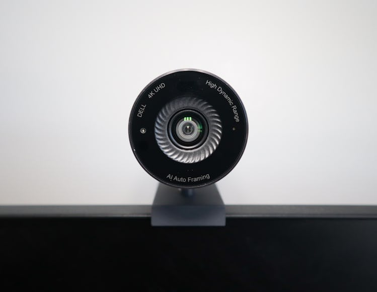 The Dell UltraSharp webcam has an 8.3-megapixel image sensor and is capable of 4K at up to 30 fps or...