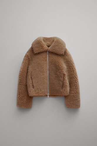 The Arrivals Kala III Shearling Jacket in Natural.