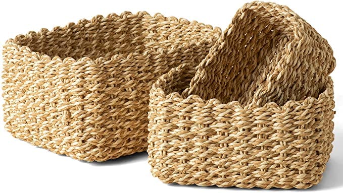 LA JOLIE MUSE Woven Storage Baskets