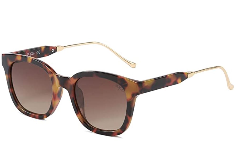 SOJOS Classic Square Polarized Sunglasses