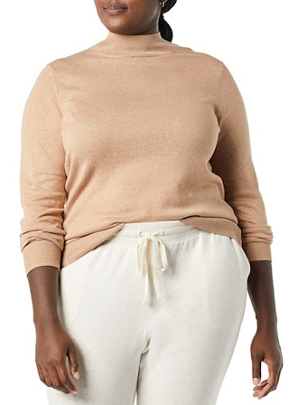 Amazon Essentials Lightweight Long-Sleeve Mockneck Sweater
