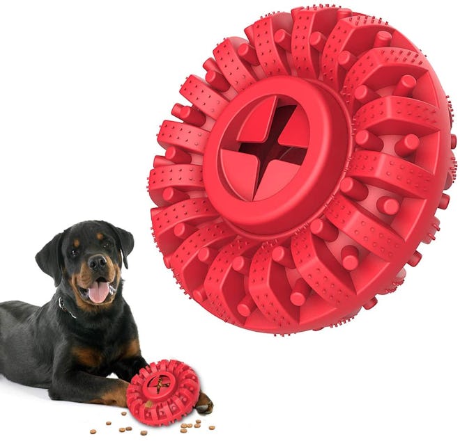 Lewondr Treat-Dispensing Dog Toy