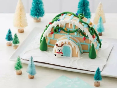 igloo gingerbread house kit