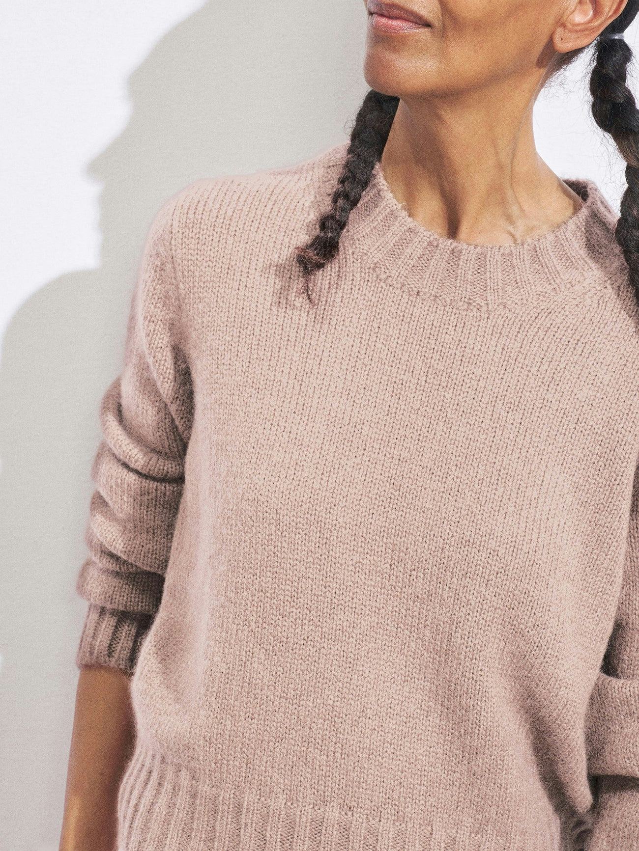 Raey Crew-Neck Alpaca-Blend Textured Sweater