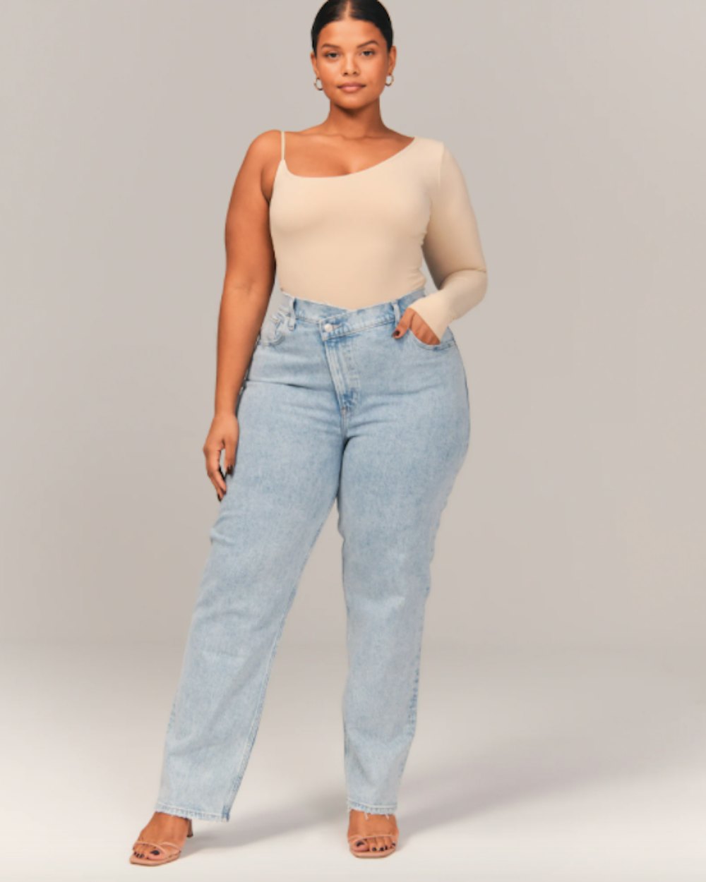 Curve Love 90s Ultra High Rise Straight Jeans