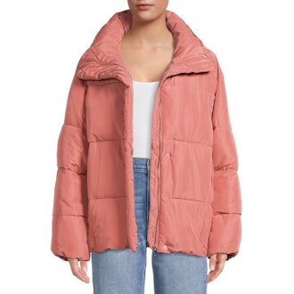Oversized Cropped Puffer Coat