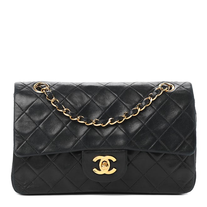Chanel Lambskin Quilted Small Double Flap Bag