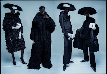 Mohamadou Diakhité, Awak, Dennis, Bedzo wearing black Demna Gvasalia balenciaga outfits