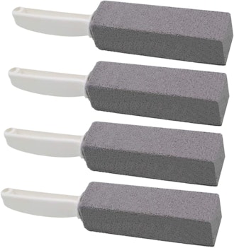 Tuodeal Pumice Stone With Handle (4-pack)