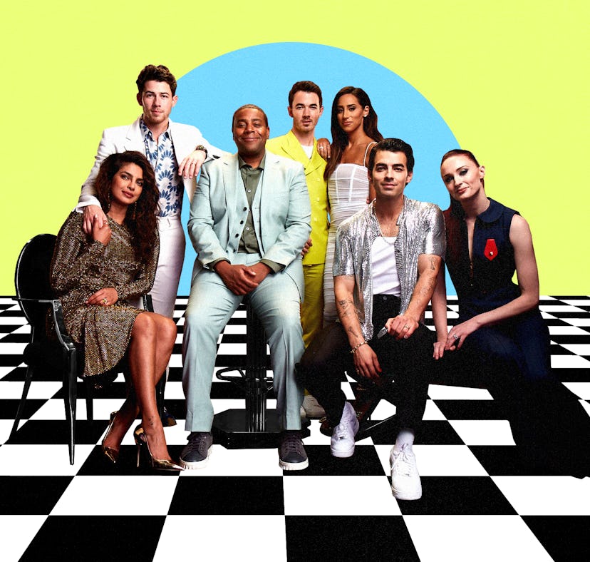 The Jonas Brothers and their roasters for Netflix's special