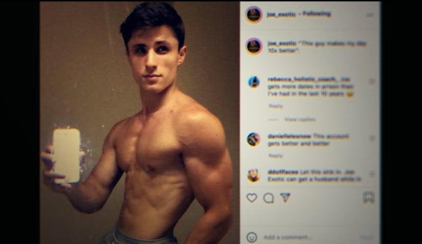 Joe Exotic’s new boyfriend Seth in an Instagram screenshot from ‘Tiger King 2’