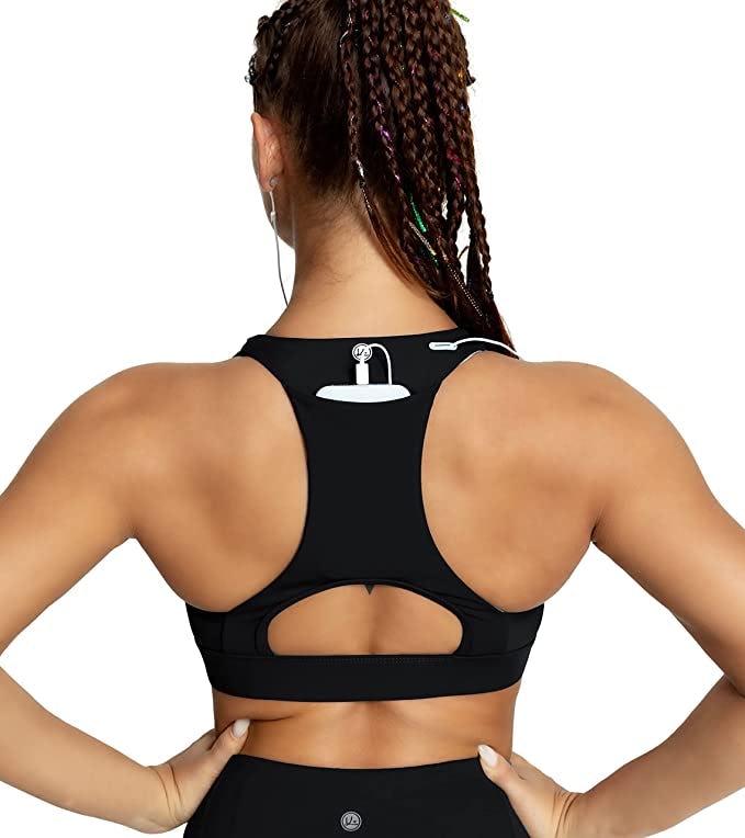 QUEENIEKE Medium Support Back Pocket Sports Bra