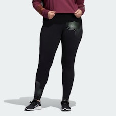 Holiday Graphic Tights in Plus Size on sale at Adidas for Black Friday 2021.