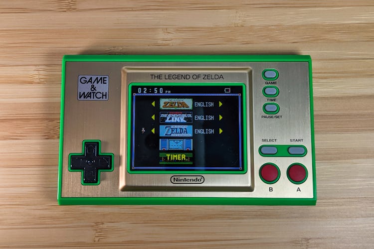 Nintendo Game & Watch: The Legend of Zelda with three games