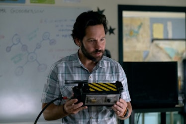 Paul Rudd stars as science teacher Mr. Grooberson in Ghostbusters: Afterlife.