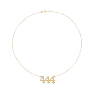 The Angel Number Nameplate Necklace The M Jewelers