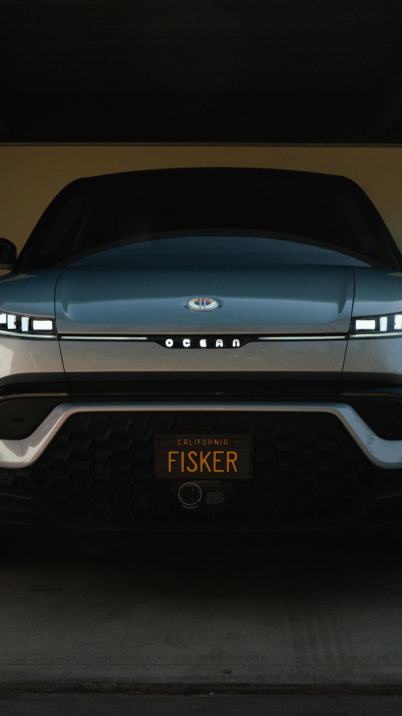 Fisker's recently unveiled Ocean electric SUV. EV. EVs. Electric vehicles.