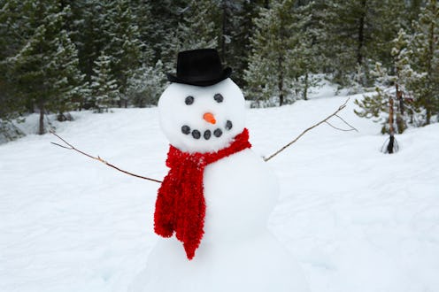 A snowman.