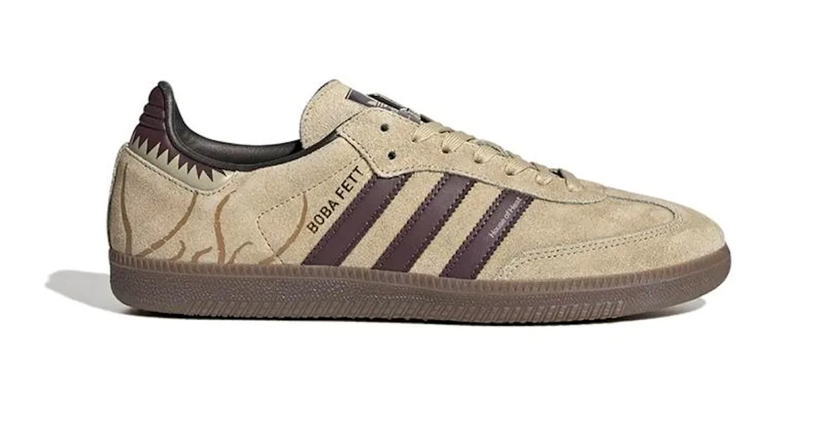 Adidas Boba Fett Samba May Be Its Best Star Wars Sneaker Yet Adidas Boba Fett Samba May Be Its Best Star Wars Sneaker Yet