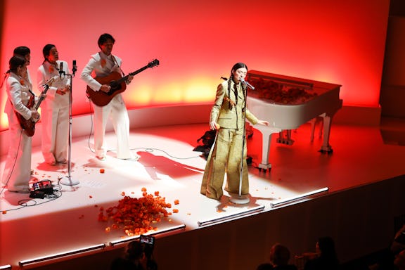 Lorde performs at the 2021 Guggenheim International Gala annual fundraising event at the Solomon R. ...