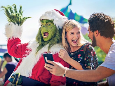 The Grinch is part of the holidays at Universal along with the Universal holiday 2021 merch. 