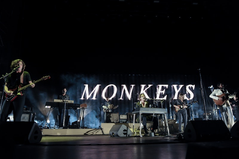 The Arctic Monkeys in a live concert for the Rome Summer Fest 2018 at the Auditorium Parco della Mus...